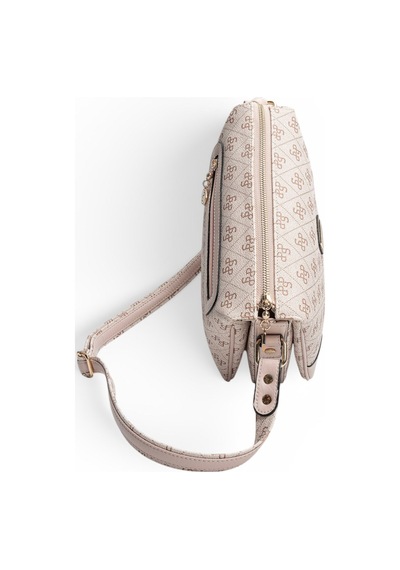 Silver & Polo Silver Polo Pembe - Pudra Monogram Kadın Çapraz Çanta Sp784