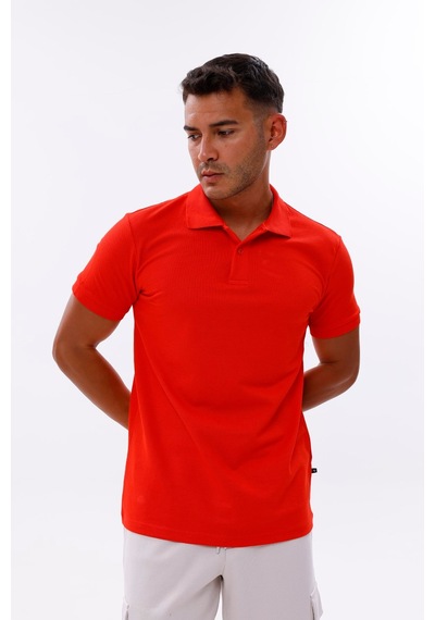Nemonti Premium Penye Polo Yaka T-shırt Kırmızı