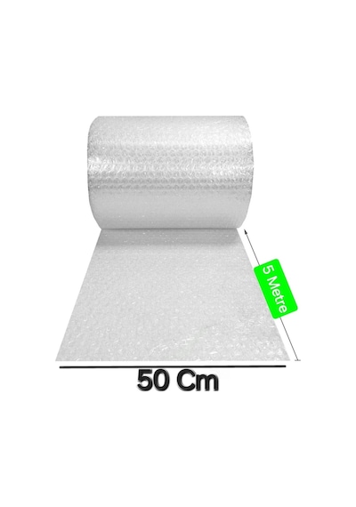 Balonlu Ambalaj Naylonu Pat Pat Havalı Naylon Balonlu Naylon 50 Cm X 5 Metre Pıtpıt