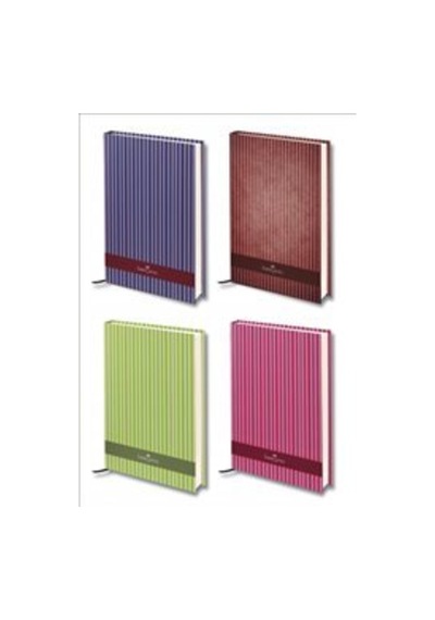 Faber-castell Sert Kapak Çizgisiz Defter A5 120yp Bordo Bordo