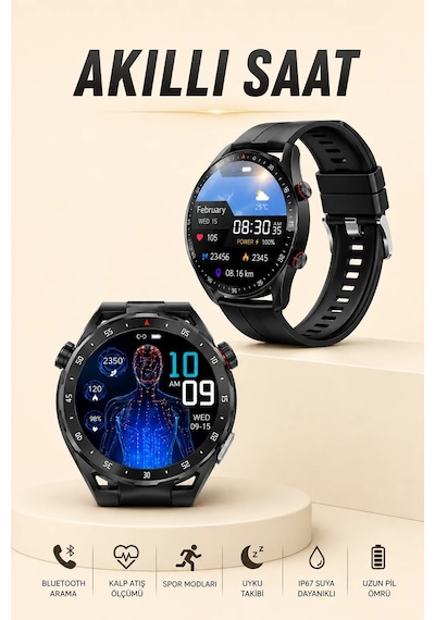 Entegre Gps Ve Geniş Spor Modu Seçenekleriyle Akıllı Saat