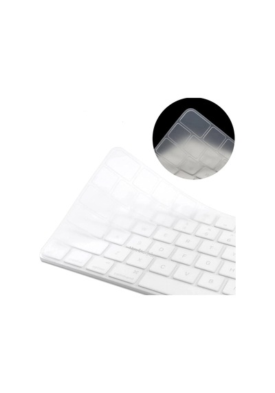 Klavye Koruyucu Apple Uyumlu iOS  Magic Keyboard-3 Uk-tr A2449 A2450 İle  Silikon Kılıf 001