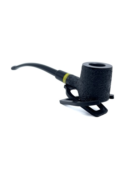 Dapper Churchwarden Okuma Piposu 9 Mm Filtreli Gül Kökü - Siyah 3768