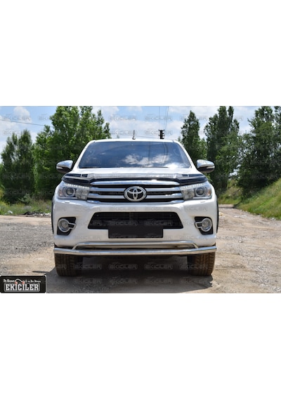 Ekiciler Toyota Uyumlu Hilux 2015 Sonrası Krom Bıyık Ön Koruma