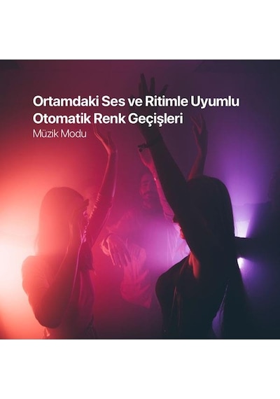 Ttec Lumi Çok Renkli Uzaktan Ortama Göre Işık Ayarlama Ve Zamanlama Özellikli Led Wi-fi Akıllı Ampul