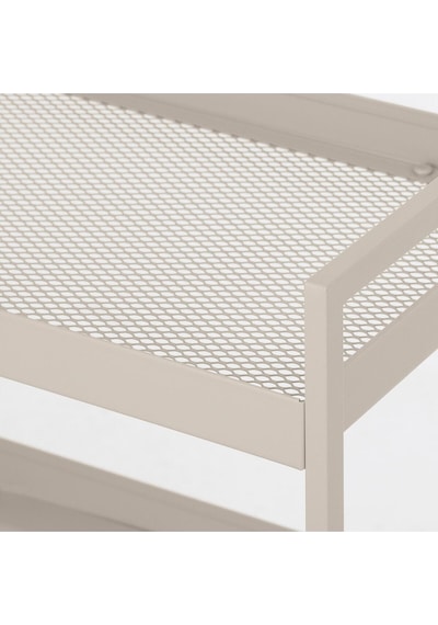 Nıssafors Banyo Düzenleyici, Banyo Servis Arabası, Bej, 50,5x30x83 Cm Bej