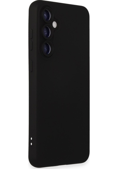 Newface Samsung Uyumlu Galaxy S24 Plus Kılıf Nano İçi Kadife Silikon - Siyah Siyah
