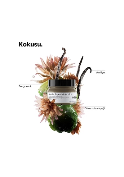 Absolut Repair Molecular Tüm Yıpranmış Saçlar İçin Yoğun Onarıcı Maske 250 Ml