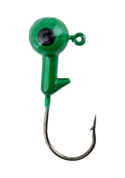 Jighead - Zoka - Kurşunlu Olta İğnesi - Xh-a 02 - Yeşil - 21 Gr