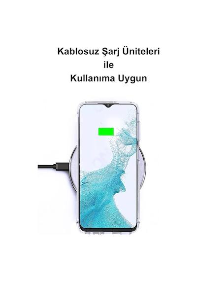 Samsung Galaxy Uyumlu M30s Köşe Korumalı Antişok Kapak Catface Tasarımlı Şeffaf Silikon Kılıf