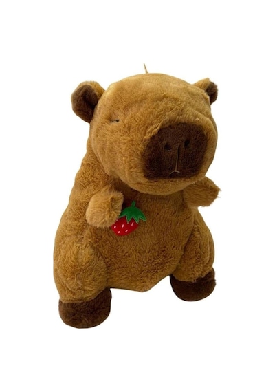 Büyük Boy Kapibara Peluş Oyuncak 35 Cm Yumuşacık Bebek Ve Çocuk Uyku Arkadaşı Çok Renkli
