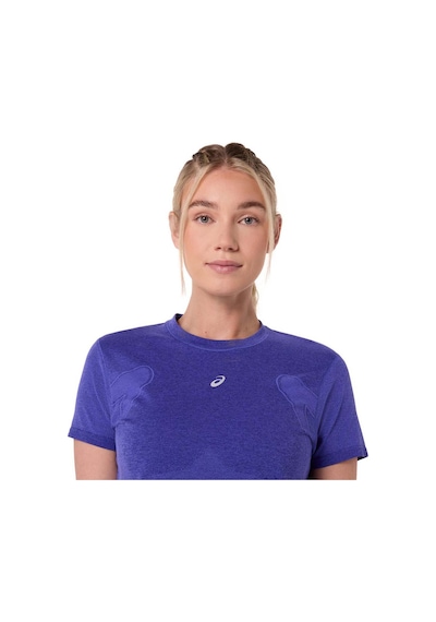 Asics Road Seamless Kadın Mavi Koşu T-shirt 2012d292-401 Mavi