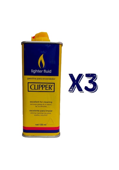 Clipper Çakmak Benzini 133 Ml 3 Adet