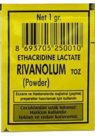 Rivanol Toz 1 Gr. Hayvanlarda Yara nde Kullanılır- Adet
