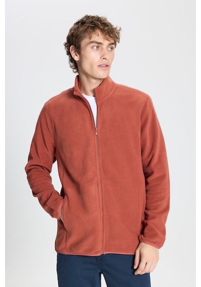 AC&Co / Altınyıldız Classics Standart Fit Fermuarlı Bato Yaka Polar Erkek Ceket Açık Kahverengi AC&Co / Altınyıldız Classics Standart Fit Fermuarlı Bato Yaka Polar Erkek Ceket Açık Kahverengi