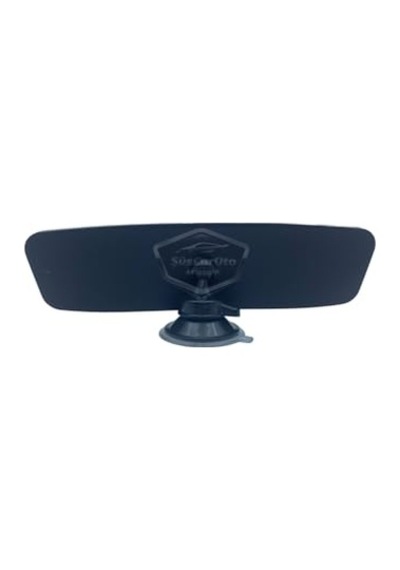 Her Araca Uyumlu Siyah Çerçeveli Dikiz Aynası 60 Mm X 240 Mm Vantuzlu İç İlave Ayna