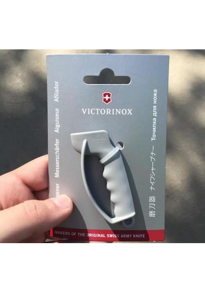 Victorinox Sharpy Kamp Çakı Bileme Aleti 7.8714 Mini Anahtarlık Boy Gri