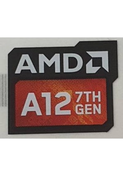 OEM Amd A12 sticker Sticker Etiket D56