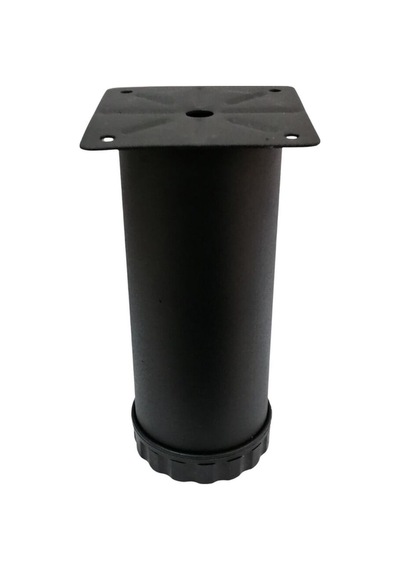 Tablalı Metal Baza Kanepe Dolap Tezgah Mobilya Baza Ayağı Siyah 12 Cm 4 Adet Siyah Diğer