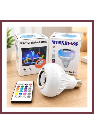 Storeşahin Bluetooth'lu Hoparlörlü Led Ampul Shn0720