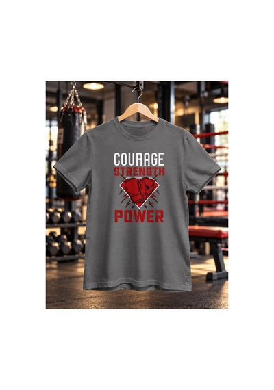 Segungear Csp Erkek Regular Fit Baskılı Spor Tişört Gri - 933519338 Gri