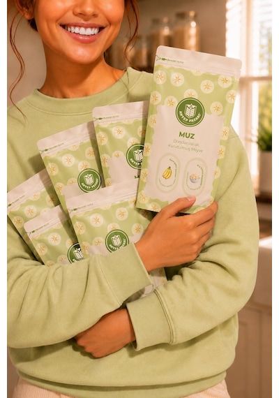 Muz Kurusu Meyve Cipsi - Dondurularak Kurutulmuş Freeze Dried Çıtır Muz