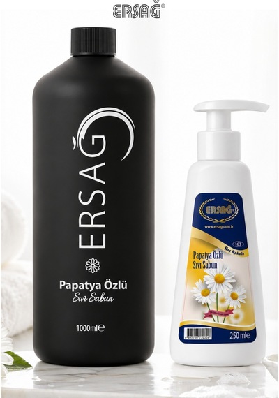 Ersağ Aparatlı Papatya Özlü Sıvı El Sabunu 1 L + 250 ML