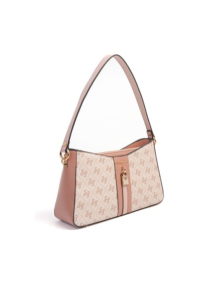 Silver Polo Sp1102 Kadın Omuz Çantası Monogram Pembe-somon-pembe