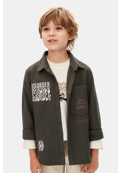 Xo Kids Erkek Çocuk Gömlek 8-14 Yaş 49319 Haki