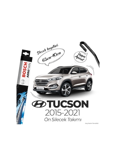 Hyundai Tucson Muz Silecek Takımı 2015-2021 Bosch Aerotwin Hyundai Tucson Muz Silecek Takımı 2015-2021 Bosch Aerotwin