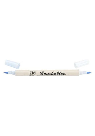 Zig Brushables 2 Renk Tonu Fırça Uçlu Marker Kalem 302 Powder Blu
