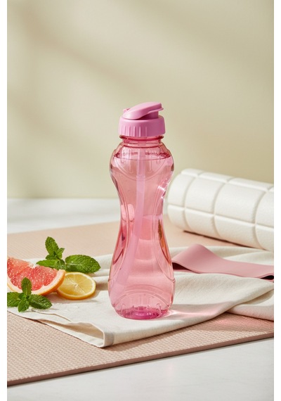 Çocuk Ve Genç Suluk Matara 700 Ml, Hafif Ve Pratik Su Şişesi Plastik Pembe Diğer