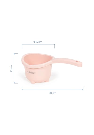 Babyjem 5 Parça Bebek Banyo Küvet Seti Pembe