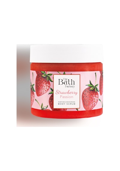 The Bath Factory Çilek Aromalı Vücut Peeling 300 G