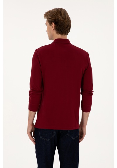 U.s. Polo Assn. Erkek Bordo Sweatshirt 50307688-vr014 Bordo