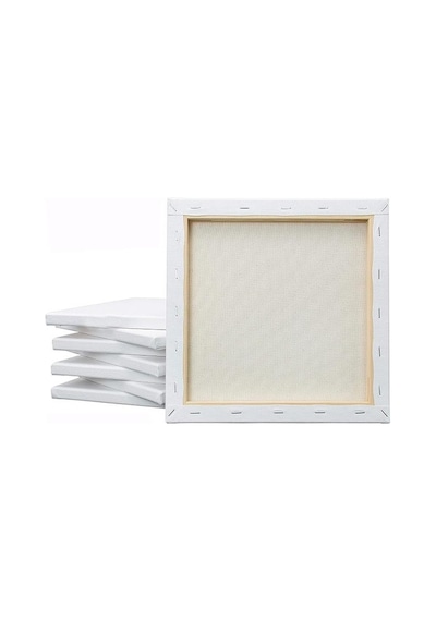 Tuval 20x20 Cm Astarlı Kare Tuval 8 Adet Resim Küçük Tuvali 20 20 Cm Tual Akrilik Boya Yağlı Boya İçin İdeal