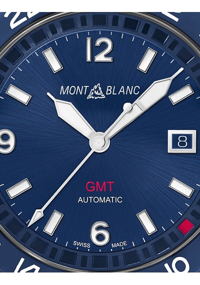 Montblanc 1858 Gmt 129616 Altın - Mavi