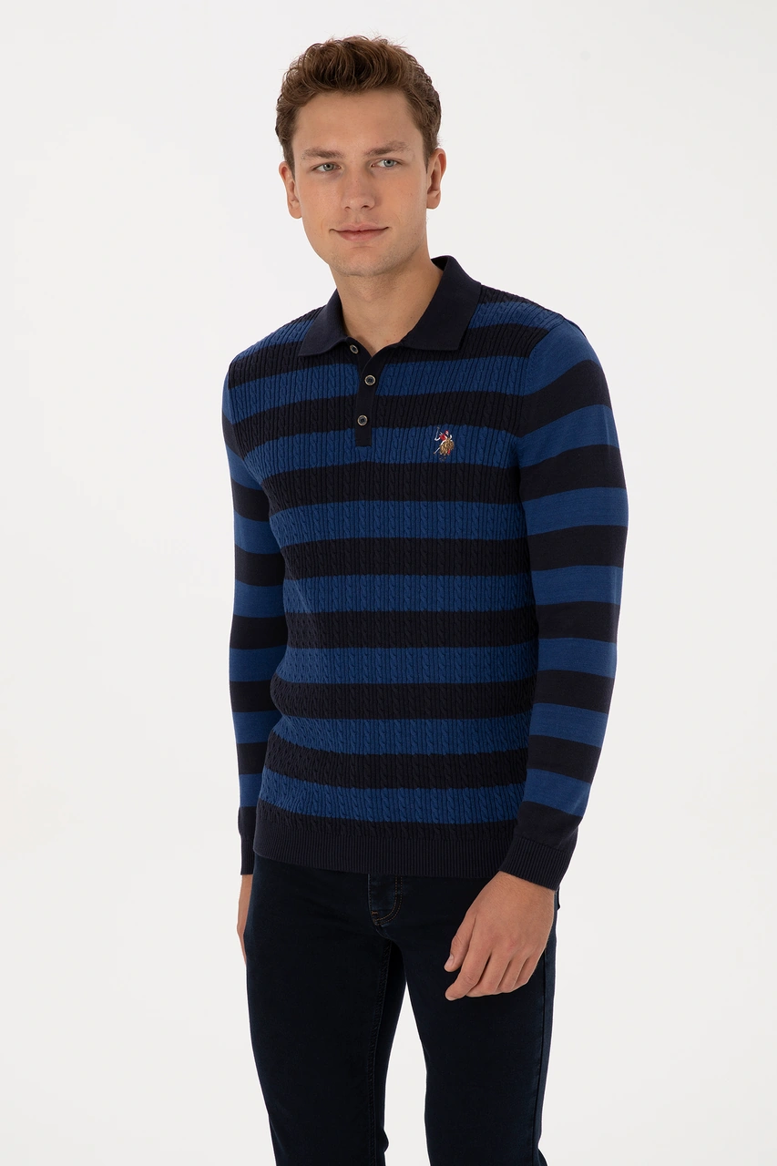 U.s. Polo Assn. Erkek Lacivert Kazak /triko 50308354-vr033 Lacivert