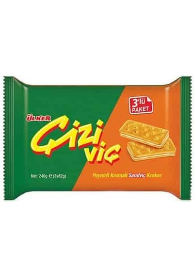 Ülker Çiziviç Peynirli Kraker 3mp 32gr