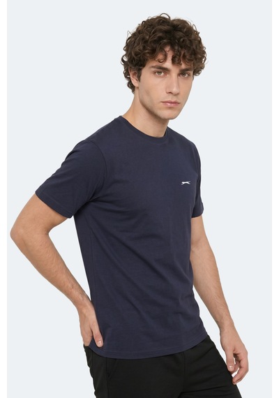 Slazenger Rosalva T Erkek Pamuklu Lacivert Tişört