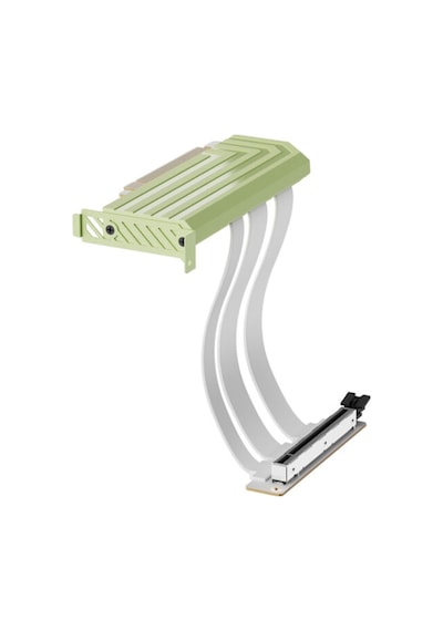 Pcıe 5.0 200mm Matcha Milk Riser Kablosu Acc-hyte-pcıe50-mm