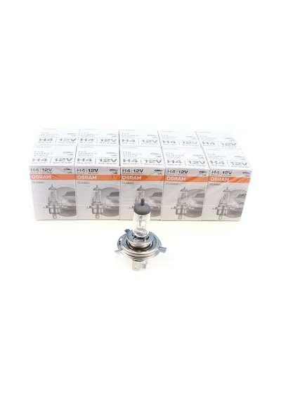 10x Osram 64193clc 12v 60/55w H4 Halojen Far Ampulü Far Sis İçin Standart