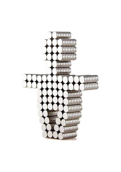 Dünya Magnet 10 Adet 6mm X 2mm Yuvarlak Güçlü Neodyum Mıknatıs Magnet