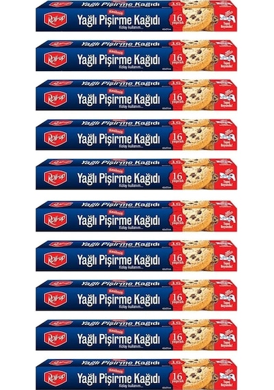 Roll-up Yağlı Fırın Tepsi Pişirme Kızartma Kağıdı 10 x 16'lı 37 x 42 CM