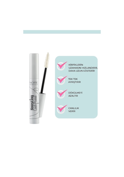 Note Cosmetique Boosting Lash Primer Bakım Yapan Maskara Bazı - Renksiz