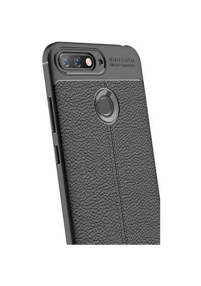 Huawei Y7 2018 Kılıf Zore Niss Silikon Kapak Siyah