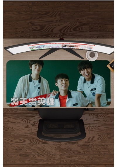 Weak Hero Class - K Drama V2 90x40 Xxl Gaming Kauçuk Kaymaz Taban Mouse Pad Fare Altlığı