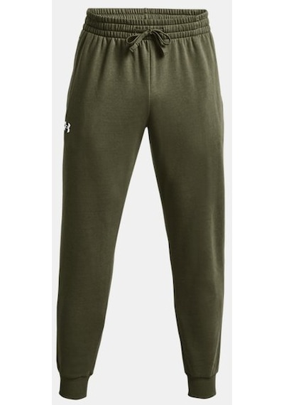 Erkek UA Rival Fleece Eşofman Altı 1379774-390 Beyaz - Yeşil
