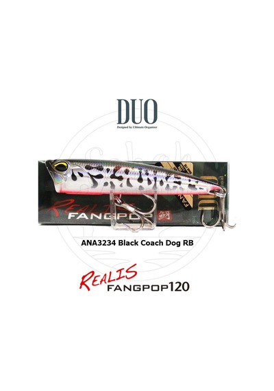 Duo Realis Fang Pop 120 Popper Sahte Yem Ana3234 Black Coach Dog