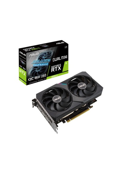 Asus NVIDIA GeForce RTX 3060 Ti Dual Mini V2 OC LHR DUAL-RTX3060TI-O8G-MINI-V2 8 GB GDDR6 256 Bit Ekran Kartı